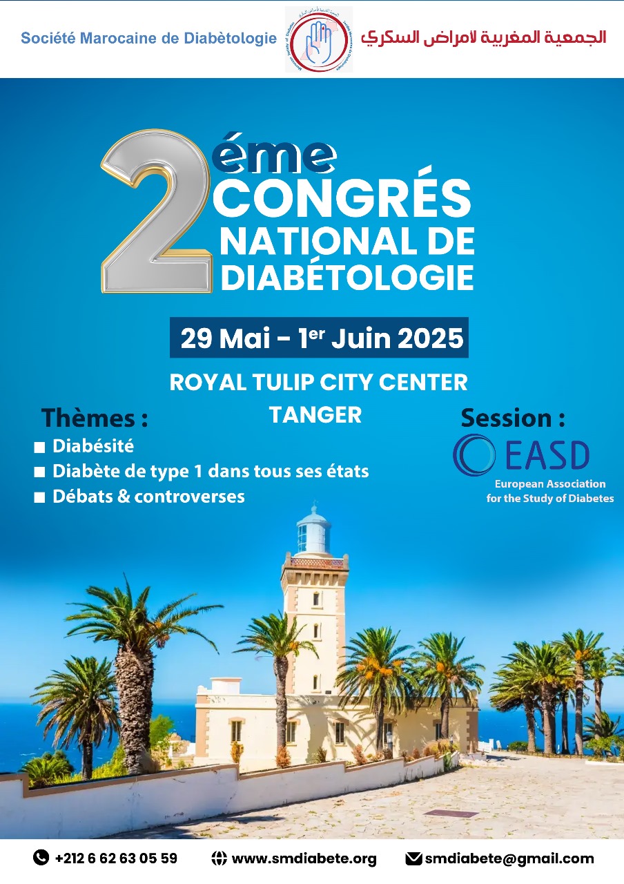 Annonce Congrès National de Diabétologie 2025
